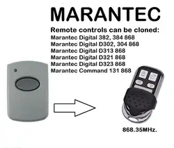 Пульт marantec Digital D321 868 универсальный пульт дистанционного Управление Дубликатор 868,35 МГц