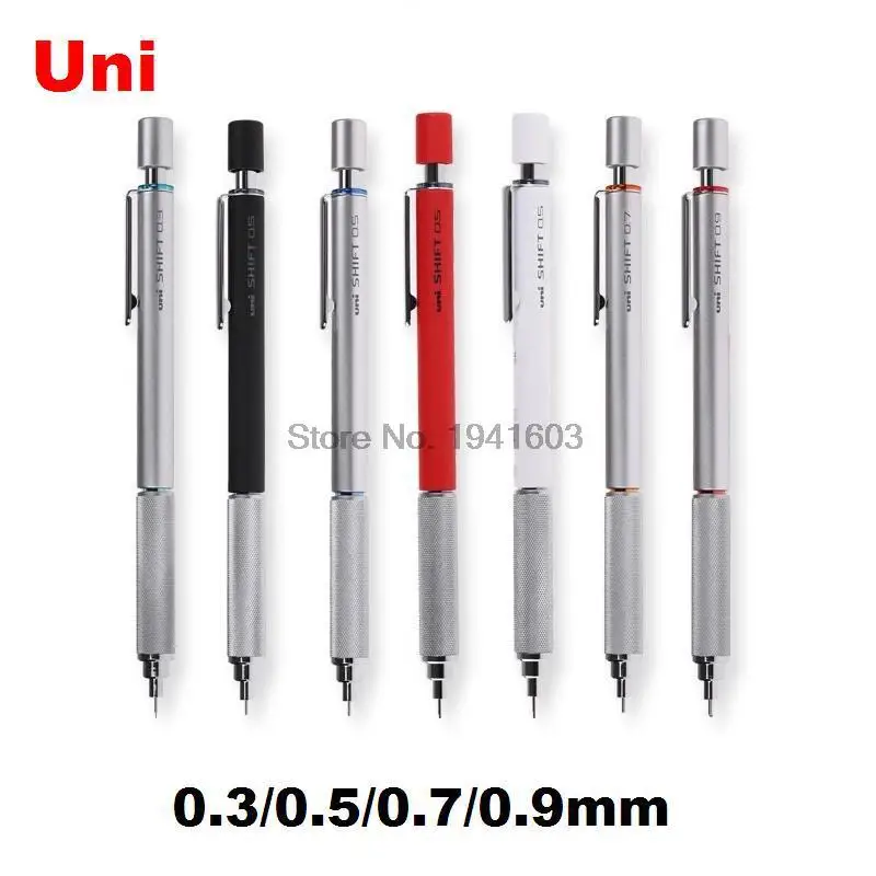 

Uni Shift Mechanical Pencils 0.3/0.4/0.5/0.7/0.9 mm Retractable Tip Low Gravity Center Graphics Design M5-1010