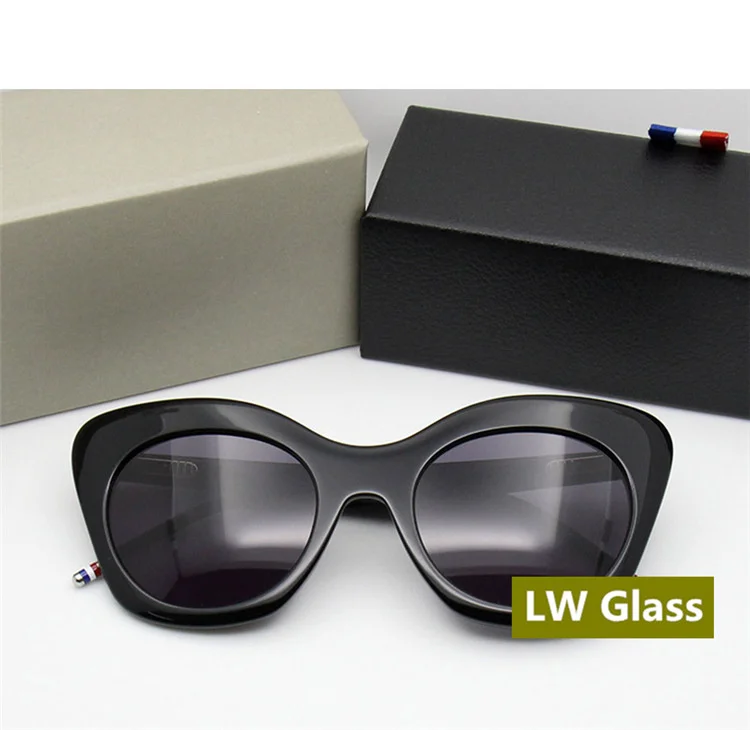 Lens Cateye grey Männer Thom sliver York Lens Sonne Vintage Retro Blue Lens 2018 Frauen Und brown Lens Tb508 Sonnenbrille New Glas Mode Weiß Marke 0Swn1USrx