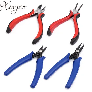 

XINYAO Jewelry Tools Pliers Equipment 12cm Long Fashion Needle Nose Cutting Pliers For Diy Accessory Jewelry Making (with teeth)