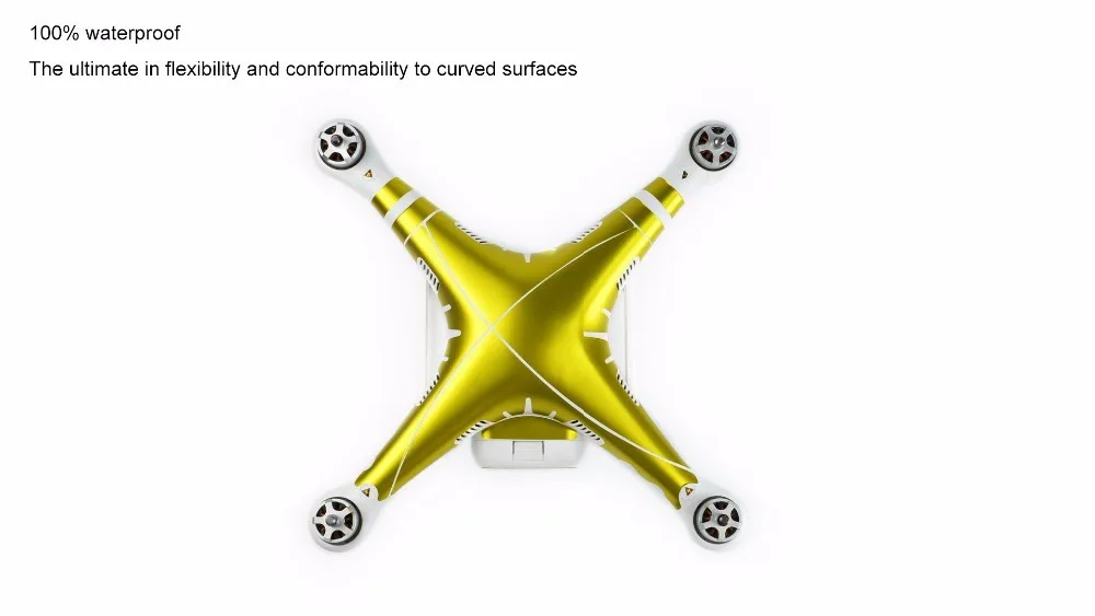 PGY DJI Phantom 3 PVC Matte Golden Ice Film Skin Decal Stickers Vinyl Film Phantom 3 Accessories Drone Wrap Sheet Film Sticker