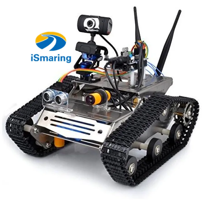 Официальный автомобильный робот iSmaring Wifi комплект для Arduino / Hd камеры Ds умный