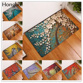 

Hongbo 3D Printing Tree Anti-Slip Carpet Door Mat doormat Outdoor Kitchen Living room Floor Mat Rug 40cmx60cm