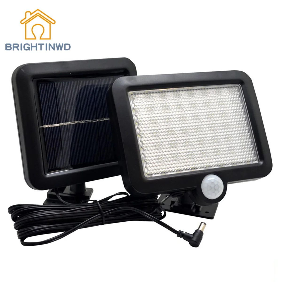 

Motion Sensor 56Leds Solar Light Outdoor LED Solar Powered Body Motion Sensor Wall Lamp Floodlights Garden BRIGHTINWD