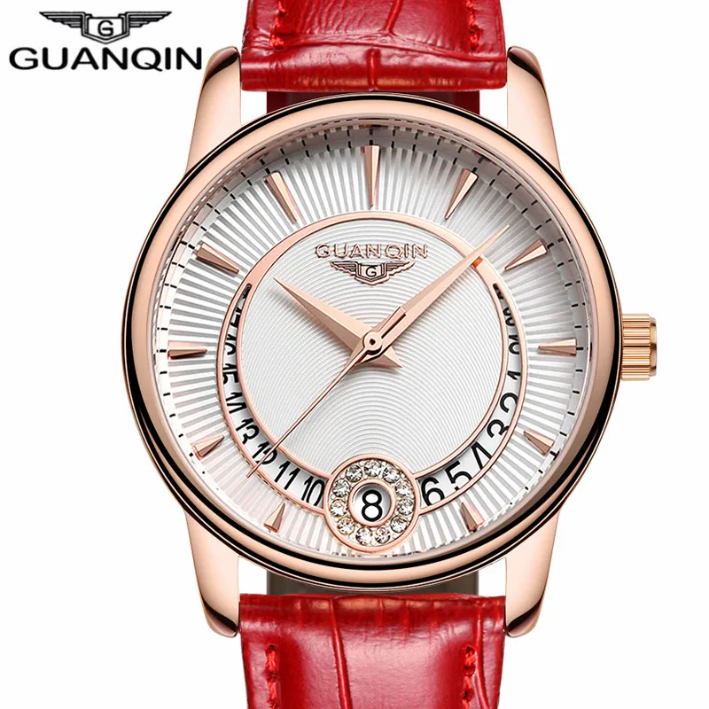 

GUANQIN Women Watch Fashion Casual Quartz Women Watches Bracelet Watch Ladies Leather Luxury Jewelry Watches relogio feminino