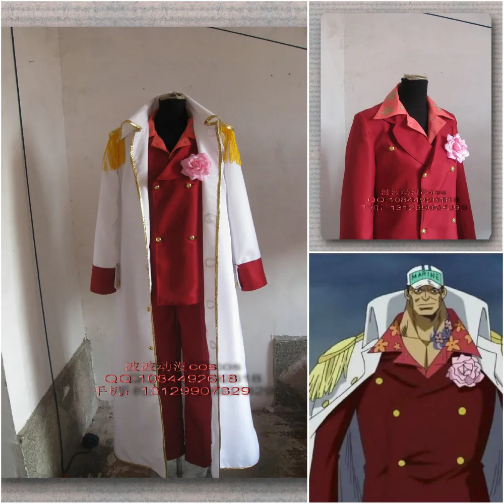 Kostum Cosplay One Piece Akainu Sakazuki AliExpress