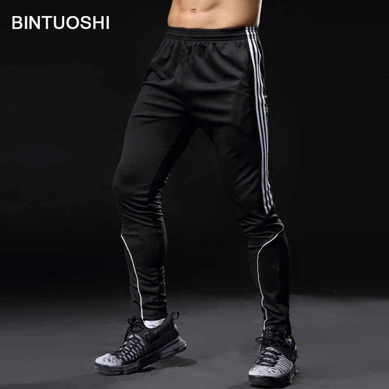 

BINTUOSHI Comfortable Mens Running Pants Breathable Training Trousers Sportswear Sports Long Pants Fitness Legging Gym Trousers