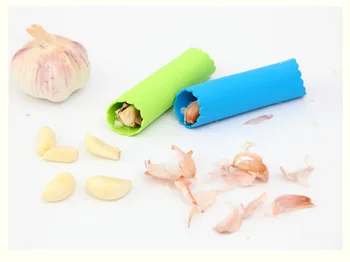 

200pcs/lot New Magic Silicone Garlic Peeler Peel Easy Kitchen Tool Drop Free Shipping Wholesale