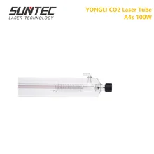 SUNTE YONGLI A4s 100W CO2 Laser Tube Length 1450 Dia. 80mm for CO2 Laser Engraving Cutting Machine With Wooden Case Box Packing efr f2 80w co2 glass laser tube 80mm diameter 1250mm length for co2 laser engraving machine