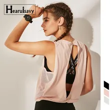 Women’s Tank Workout Tops Sports Wear For Women Gym T-shirt Open Back Yoga Top Sport Blouses Woman Fitness Shirt Female Jersey