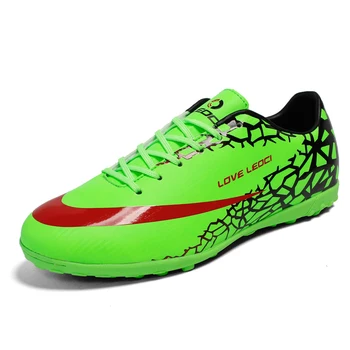 

football boots soccer shoes sneakers men Soccer-Shoes Football-Boots Training Fg/ag-Spikes Boys Men Hard-Wearing-Sneakers
