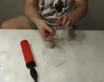 

No trace transparent balloon inflation tutorial