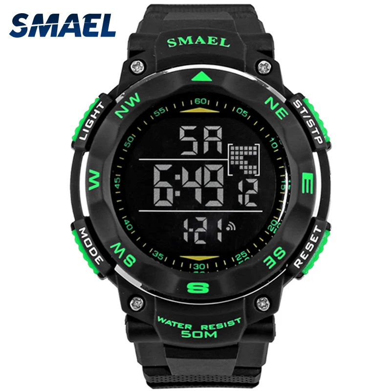 SMAEL для мужчин Военная Униформа 1235 часы мужской Relogios Masculino бренд 50 м водостойкие
