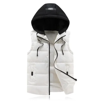 

KUYOMENS Plus Size 4XL Men's New Winter Vest Thermal Sleeveless Jackets Men Casual Slim Fit Autumn Vests Men Brand Waistcoat