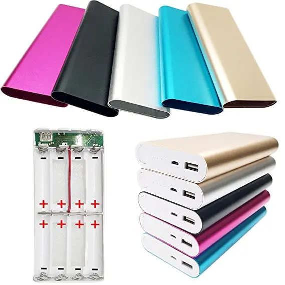 Kopen Hoge Kwaliteit 5 v 2A USB 8X18650 DIY Draagbare Batterij Oplader Houder Kit Powerbank Doos voor iphone voor xiaomi voor Samsung