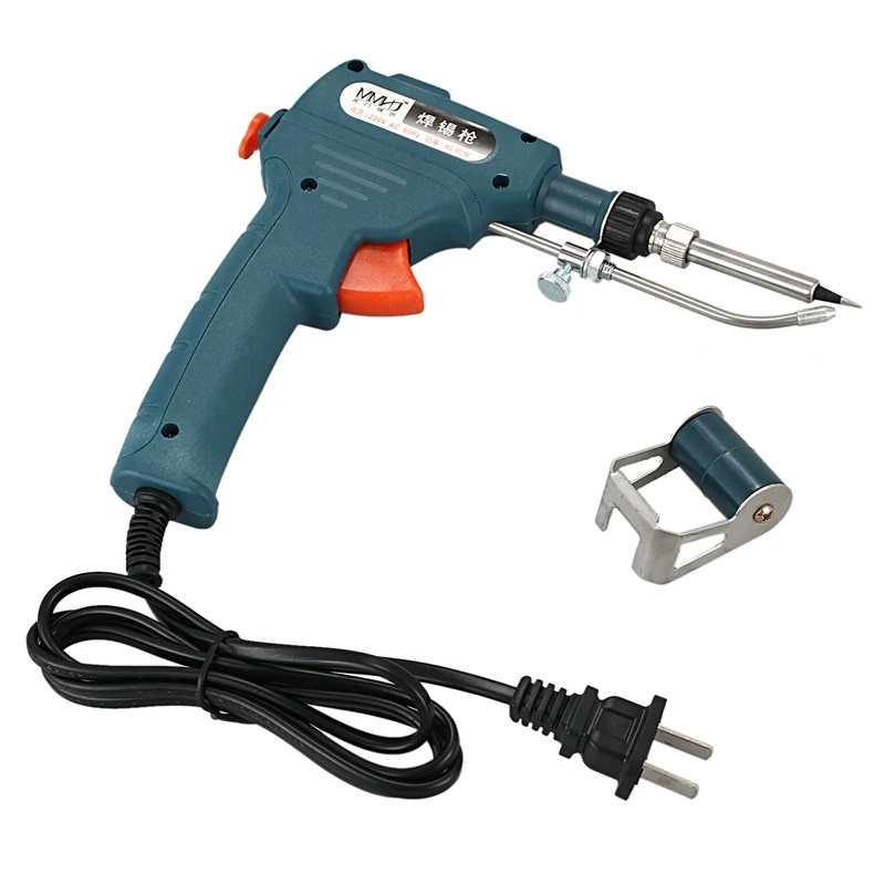 

US Plug Soldering Iron Gun Kit,60W Professional Welding Tool,with Desoldering Pump,Tweezers,for Circuit Board Repair