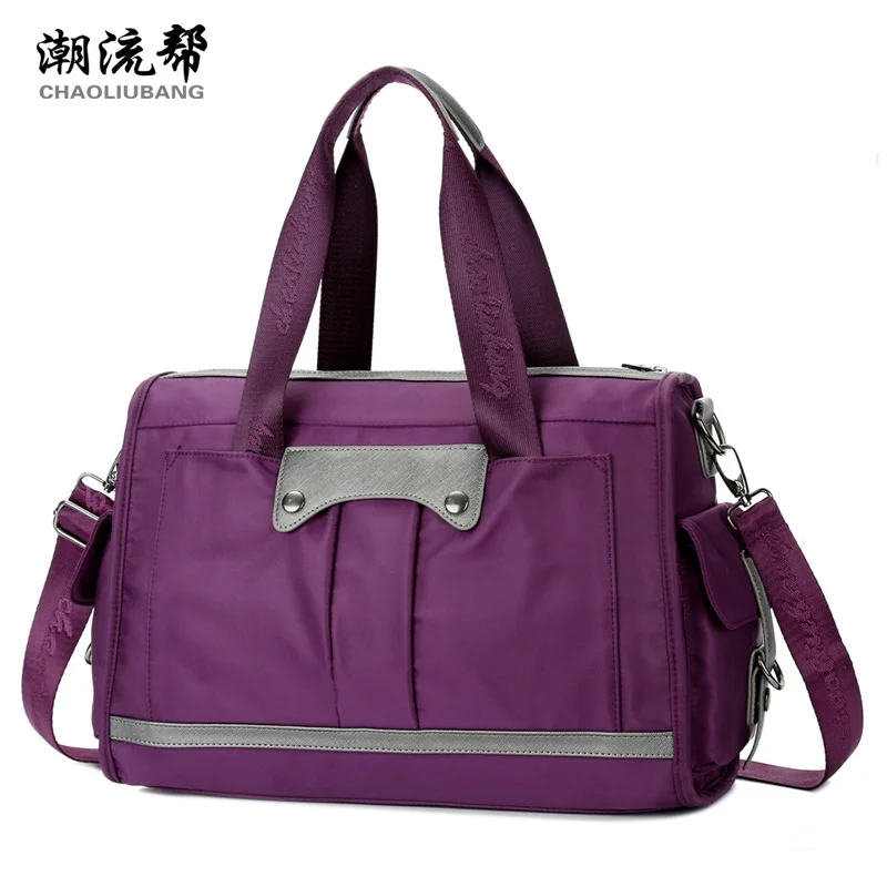 fashion hand bags ladies trends black crossbody nylon shoulder bag