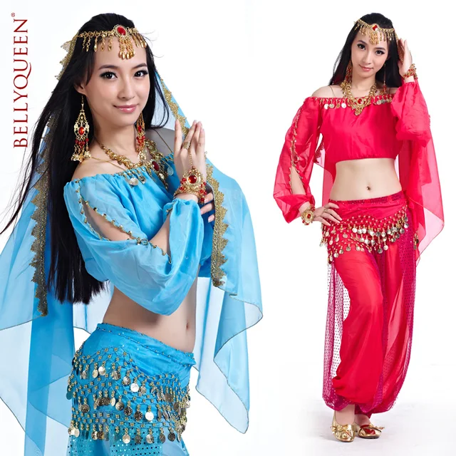 2015 Plus Size Bellydance Dancing Dancewear Bollywood Indian Belly