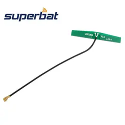 Superbat GSM Внутренняя антенна 2dBi 824-960 МГц 1710-1990 МГц антенный усилитель IPX/u. fl внешний кабель 10 см 47x8x1 мм 50 Ом