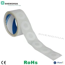 1000 шт/рулон ISO 18000-6C пустые RFID UHF пассивные этикетки RFID бумажные бирки для CD DVD управления дисками