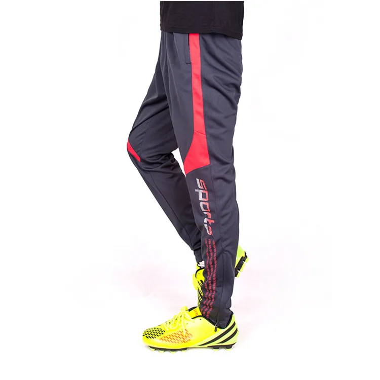 Lidong brand спорт брюки спортивные мужские Футбол Кальсоны тренировки Для мужчин с карман на молнии для бега Мотобрюки Фитнес тренировки Бег Спорт Брюки для девочек фитнес - Цвет: picture color