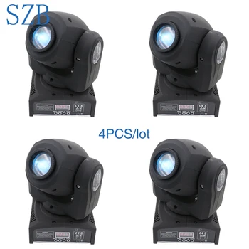 

4 PCS MINI Stage Spot Moving 9/11 Channels LED 30W Spots Light dj stage lights Mini LED Moving Head Christmas Light/SZB-MH0130S
