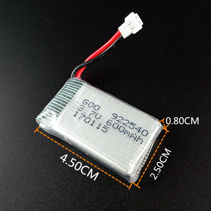 

3.7V/1S 600mAh 30C LiPO battery For RC mini FPV Drone multirotor aircraft