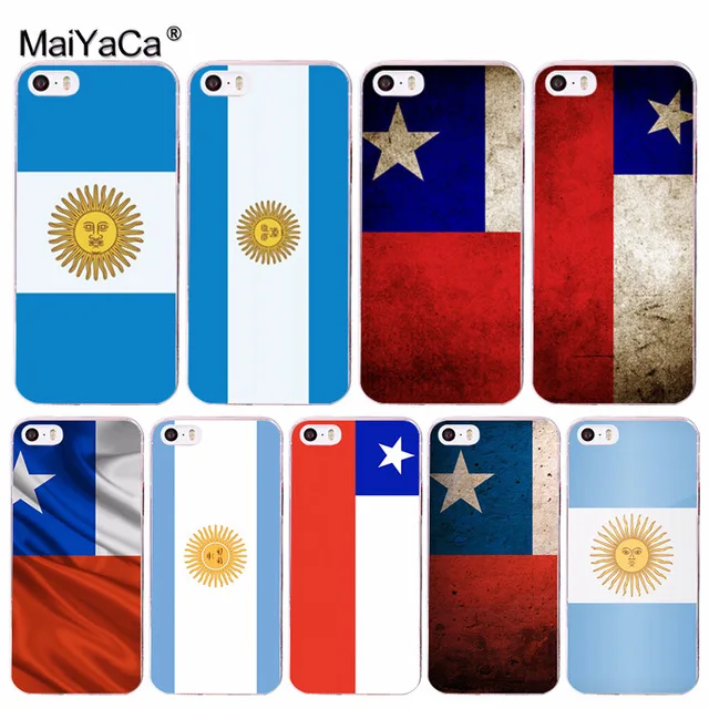 MaiYaCa Национальный флаг Аргентины для iPhone 4S SE 5C 5S 5 6 6S 7 8 Plus X XR XS MAX чехлы телефонов