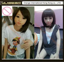 Pretty cute Japanese mini sex doll Molly,128cm lovely real silicone sex doll,small lifelike artificial vagina doll for men,ST209
