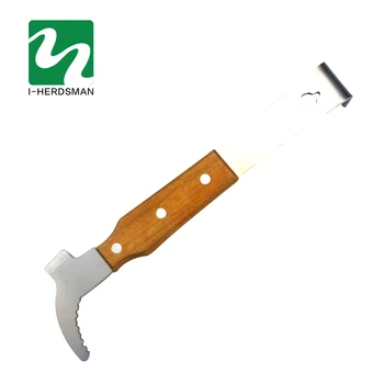 

Bee tools Stainless Steel Multifunctional Bee Tools Starting Scraper Bee Knife Beekeeping Wooden Honey Cut Knife