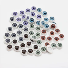 10pcs lot 10 14mm doll brown dark green blue ovel eyes for BJD SD 1 3