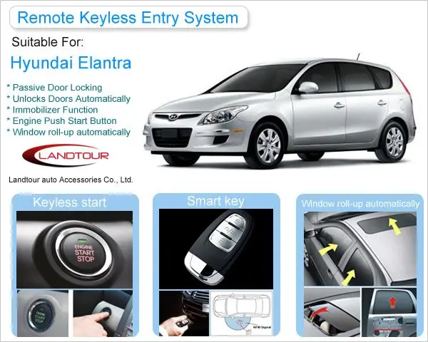 2012 Hyundai Elantra Start Stop Smart Engine Keyless Entry ...