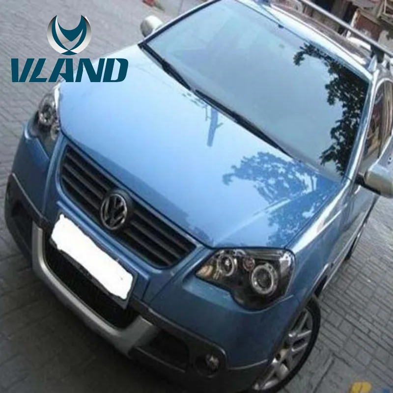 VLAND фабрика для автомобиля фары поло 2005 2009 светодиодный Биксеноновая проектор