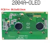 2.88'' EH002004A 2004 204 20*4 Military Level Character OLED Module Screen build-in WS0010 Parallel Serial SPI ► Photo 2/2