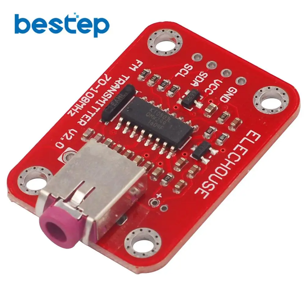 FM передатчик Модуль V2.0 цифровой радио модуль для Arduino микрофон