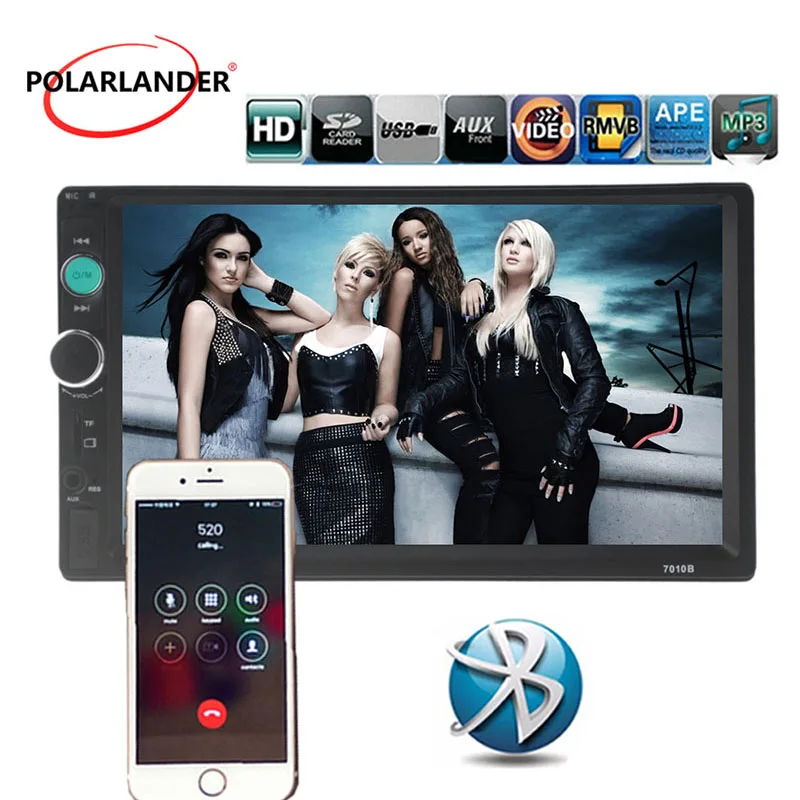 Автомобильное радио Зеркало Ссылка Bluetooth MP5 видео плеер Авто Аудио Стерео FM/USB/AUX в