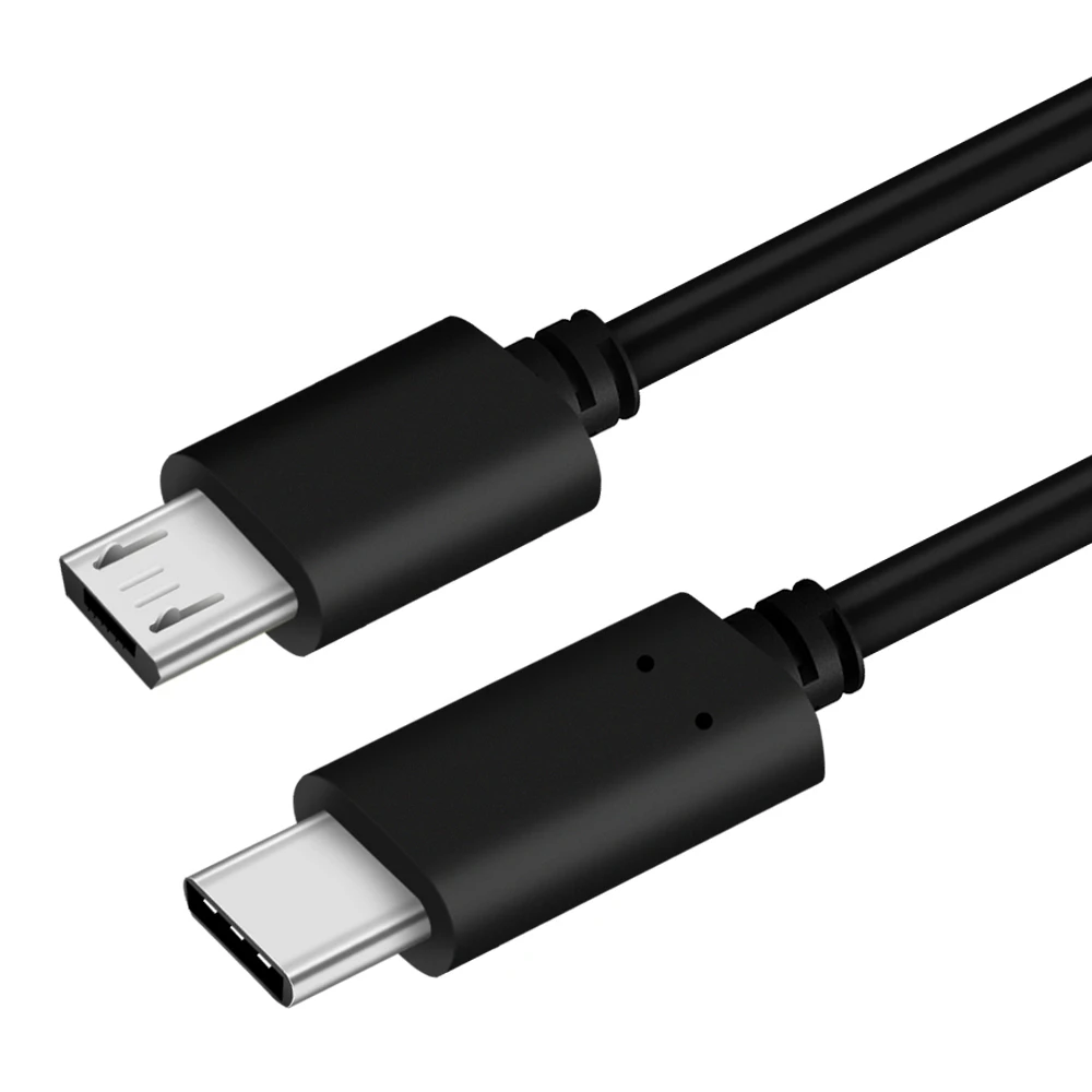 

Drop Shipping Type C To Micro USB Data Transmission Charging Cables 1M PVC 2.4A Micro USB To USB C 3.0 Cables USBC Cords
