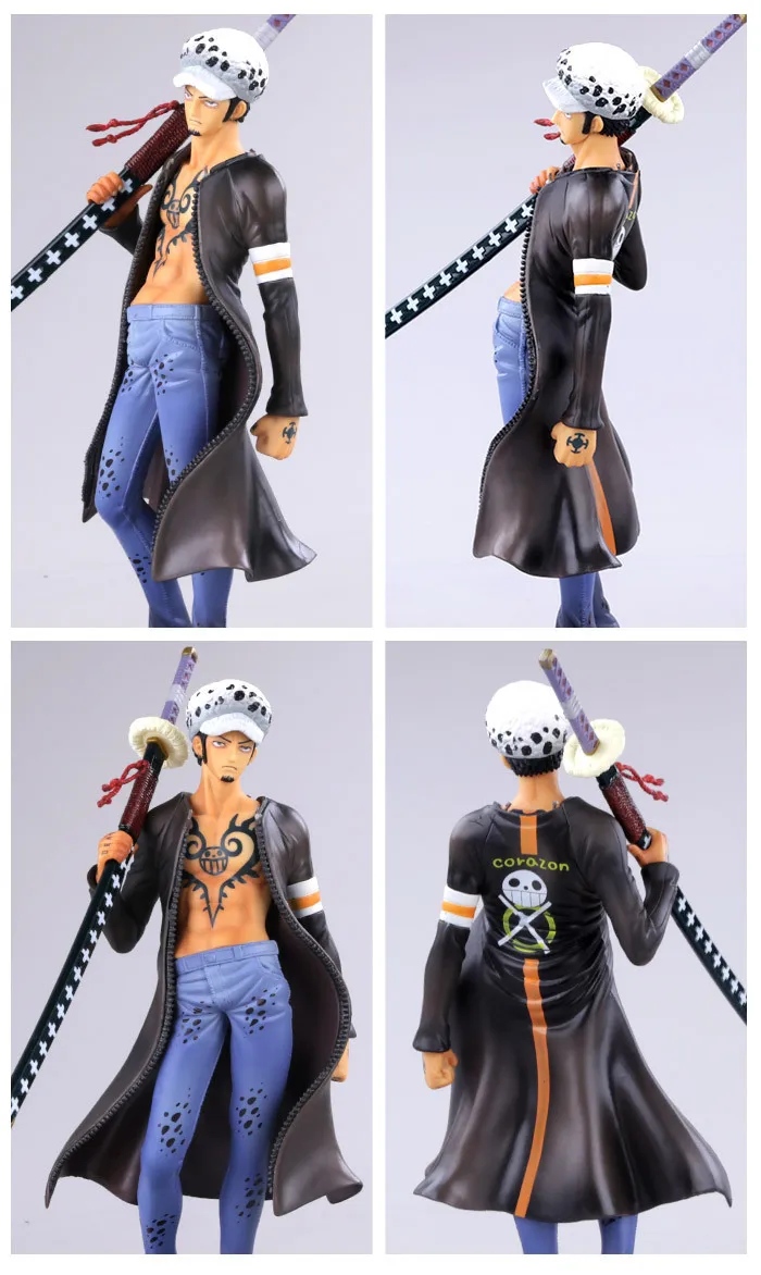 28cm Trafalgar Law luffy zoro Trafalgar D Water Law One Piece Action