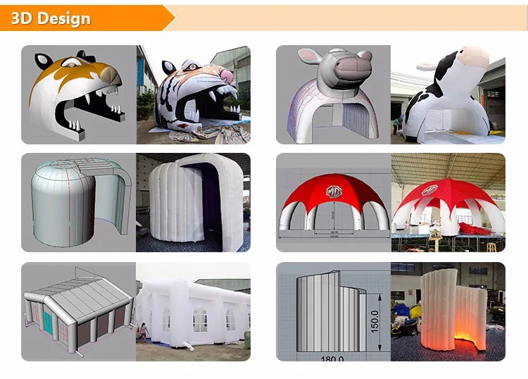 used inflatable tent