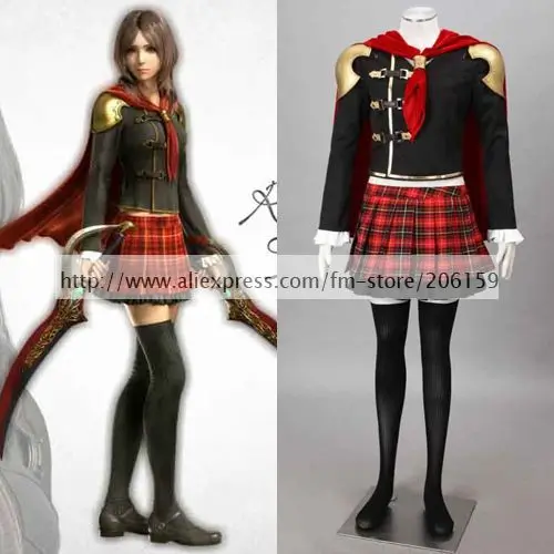 

Final Fantasy Type-0 Anime Rem Cosplay Costume Female Cosplay Halloween Cartoon Character Costumes