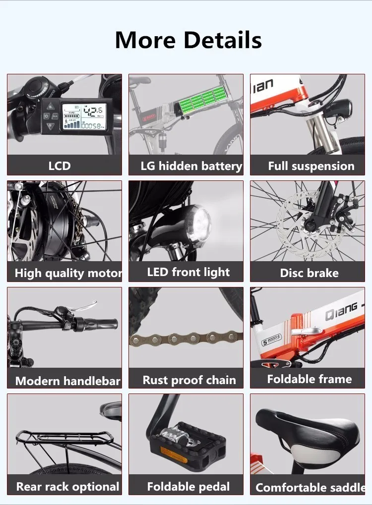 Excellent LOVELION New Arrival Double Lg Battery 100-150km Long Range Electric Bike Mountain Style Full Suspension E Bike 13