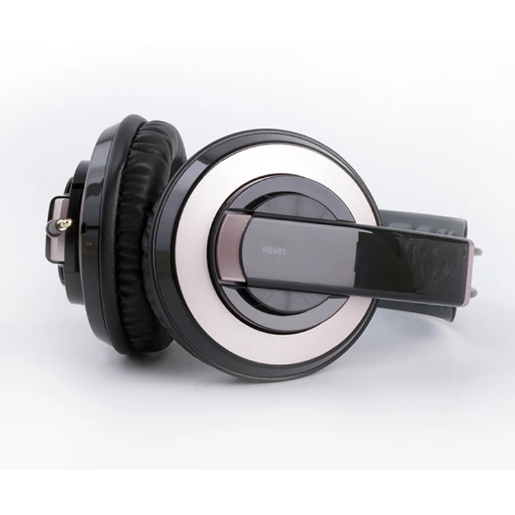 Superlux HD687 профессиональные полуоткрытые студийные стандартные динамические наушники для контроля звучания Позолоченные стерео разъем 3,5 мм