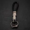 New High Grade Men Key Chain Key Ring Rhinestones Car Keychains Holder Jewelry Bag Pendant Business Gift Genuine Leather K1572 ► Photo 2/6