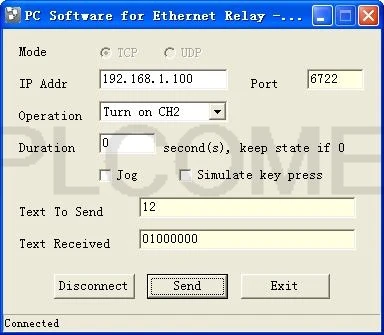 1 Channel Ethernet Relay Module with 1DI Network Switch Time