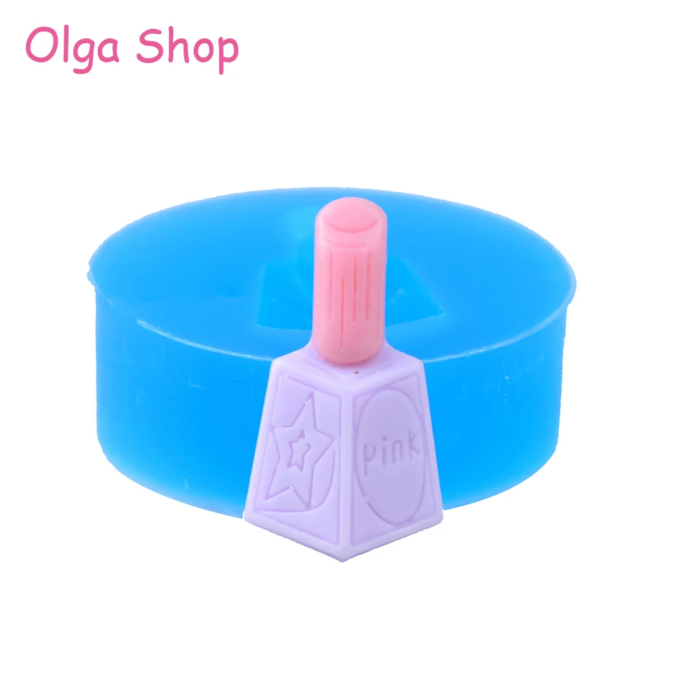 FYL162 Lipstick Silicone Flexible Push Mold Fondant Gumpaste Jewelry