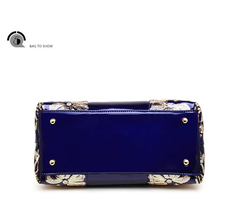 new luxury handbags women bags designer embroidered shoulder bag handbag large capacity patent leather luxury dinner bag