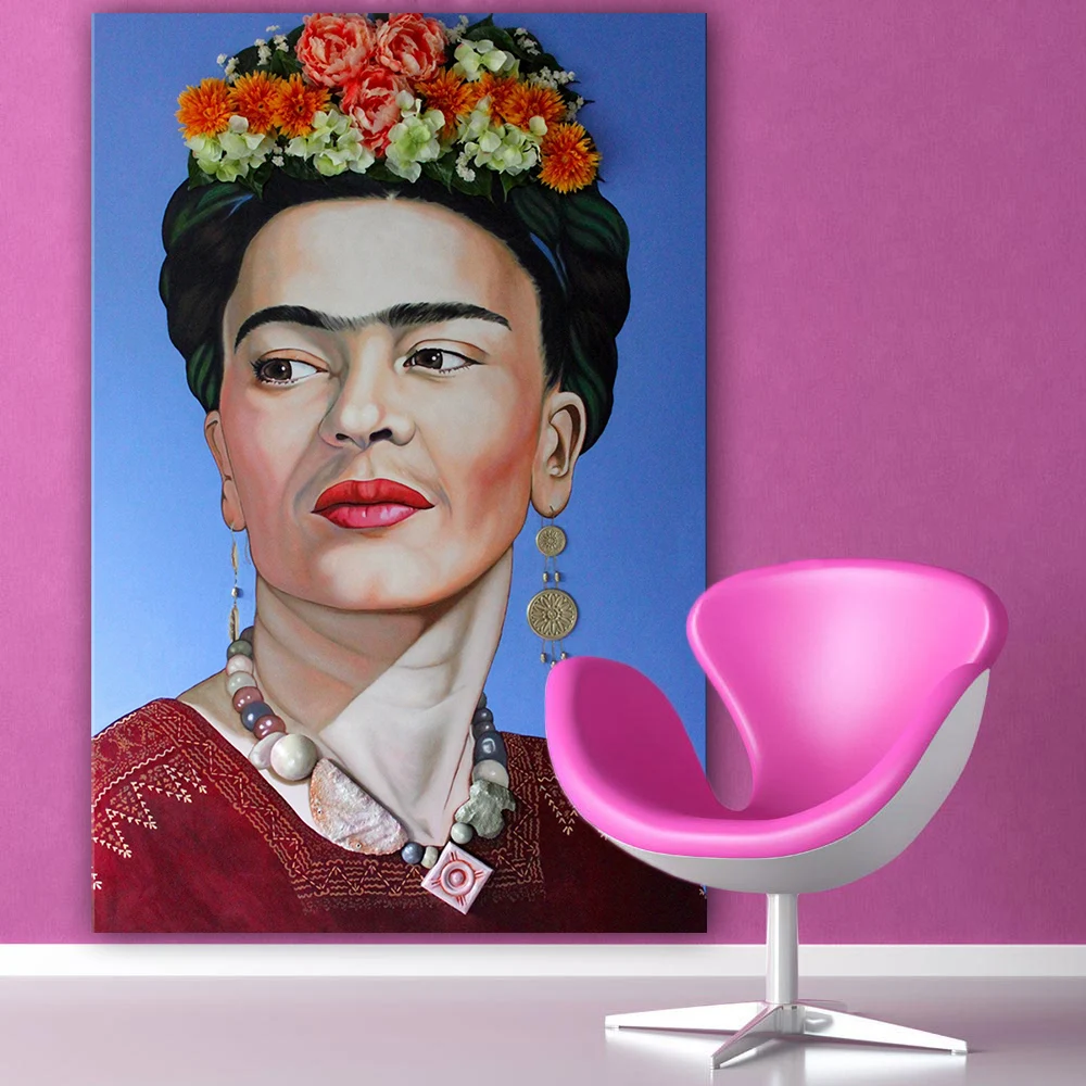 

Free Shipping Large size PRINT Oil Painting Frida Home Decorative Wall Art Picture For Living Room Painting no frame