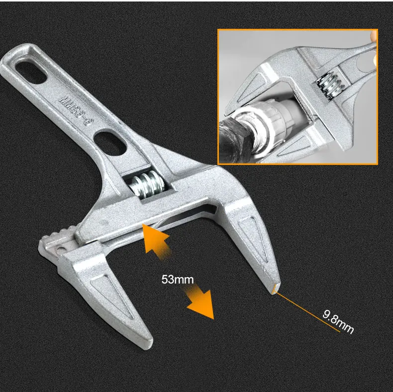 TRANVON регулируемый гаечный ключ универсальный ключ гаечный ключ ремонтные инструменты для водопроводной трубы винт ванная комната