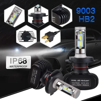 

LED Headlight Bulbs Head Light Lamp Bulbs H4 HB2 9003 Hi-Low Beamn For Polaris Sportsman 500 EFI X2 Deluxe HO Touring etc ATVs