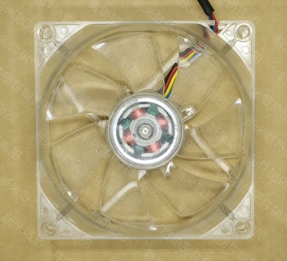 AVC 9025 прозрачный светодиодный вентилятор охлаждения с 4 линиями